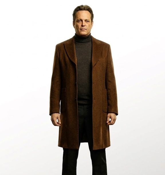 Vince Vaughn Mike and Nick and Nick and Alice 2026 Brown Coat Vince Vaughn Celebrity Brown Coat 2026 Film Outfit
